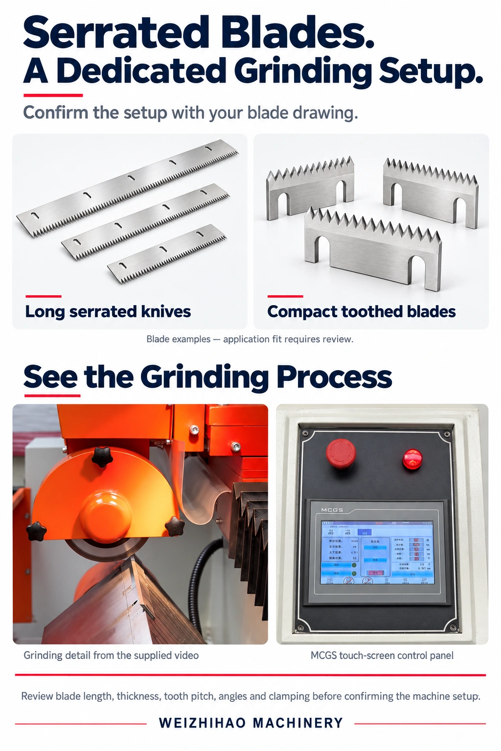 MF100CNC applications detail sheet