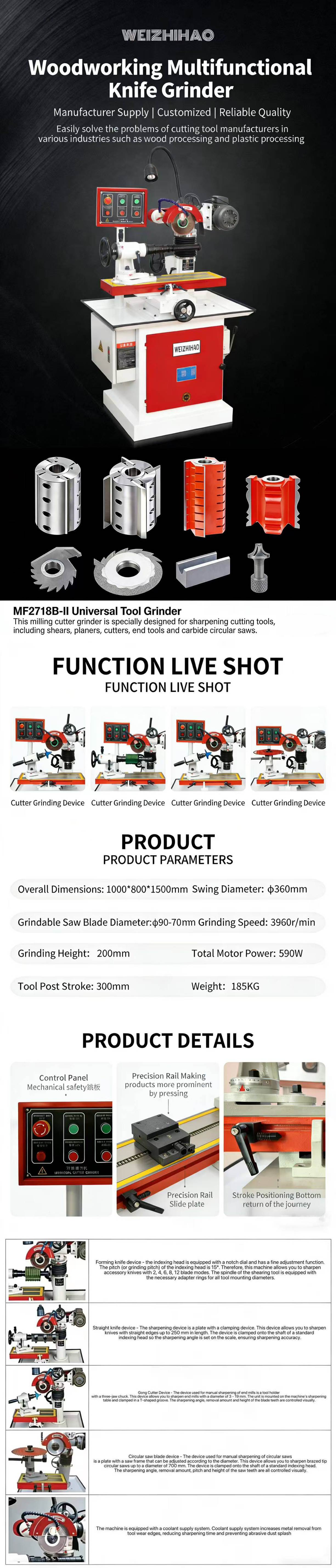 universal knife sharpening machine