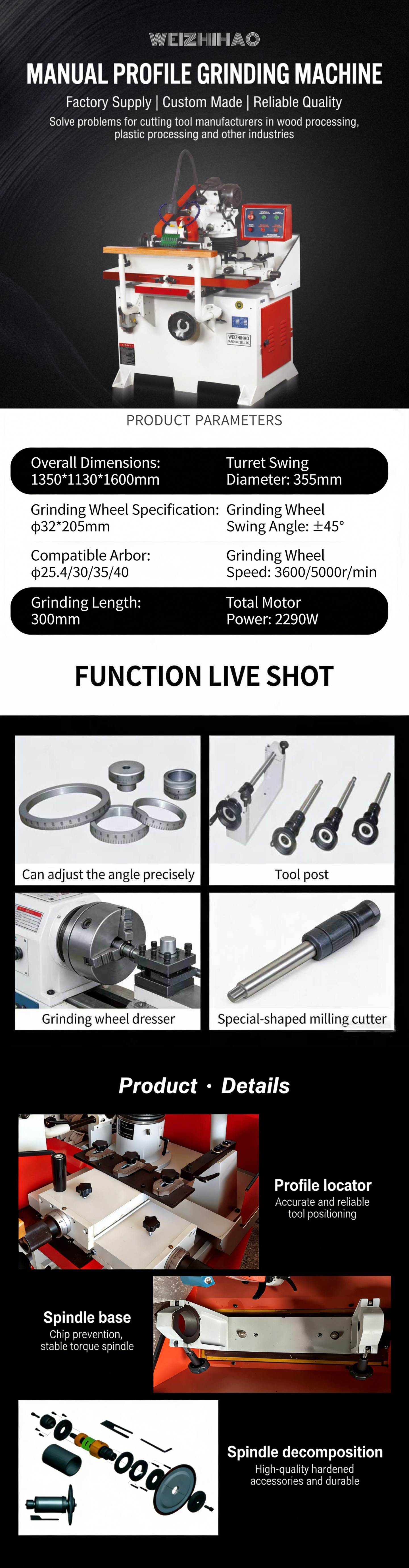 Profile Knife Grinder