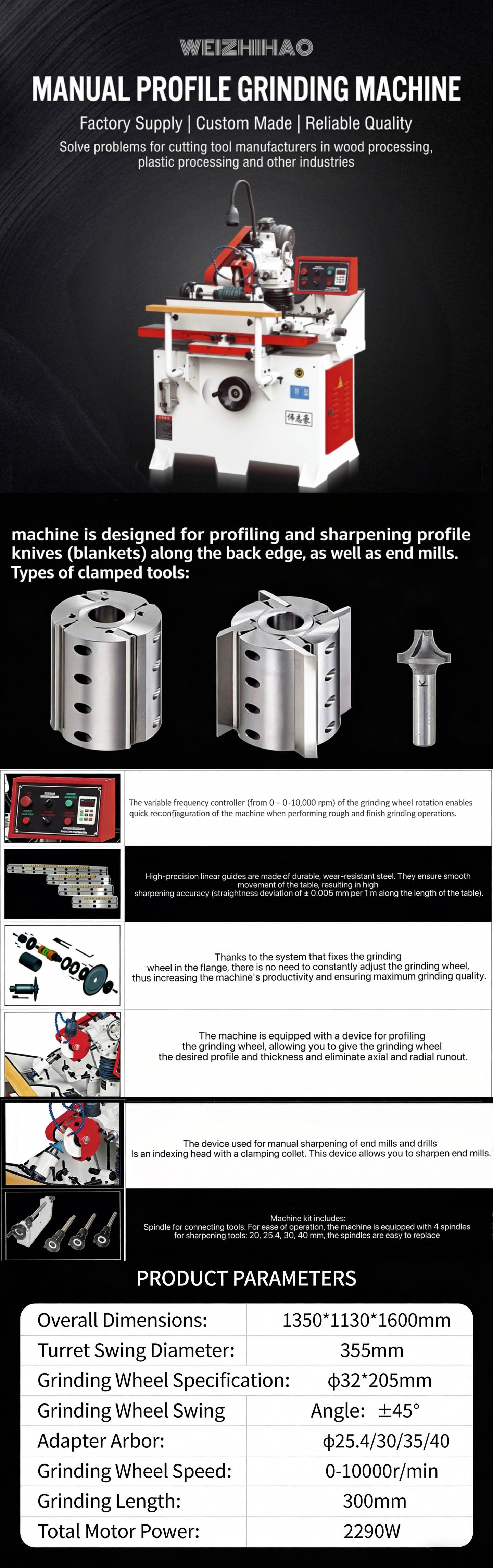 Profile Knife Grinder