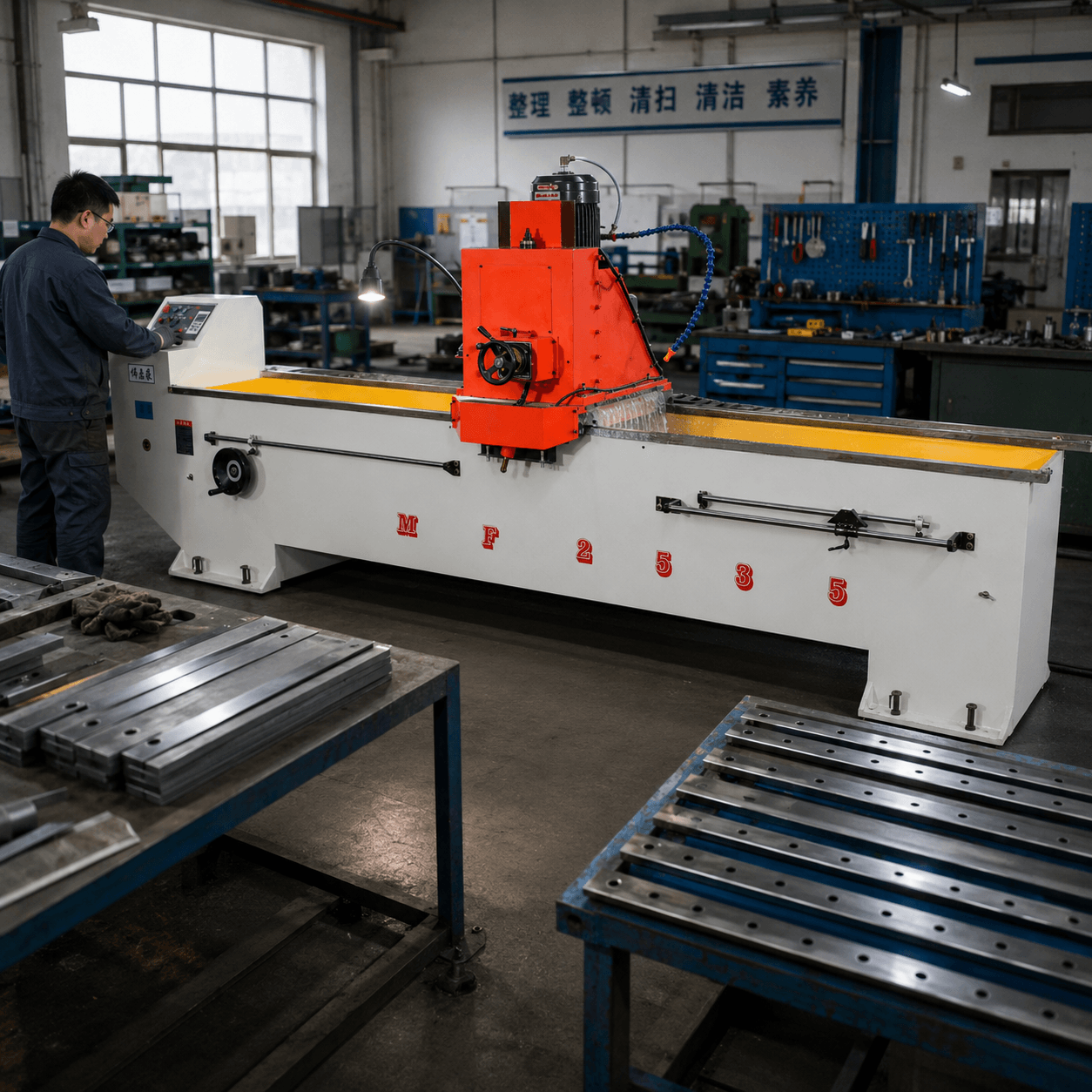 MF2535 woodworking machinery before after