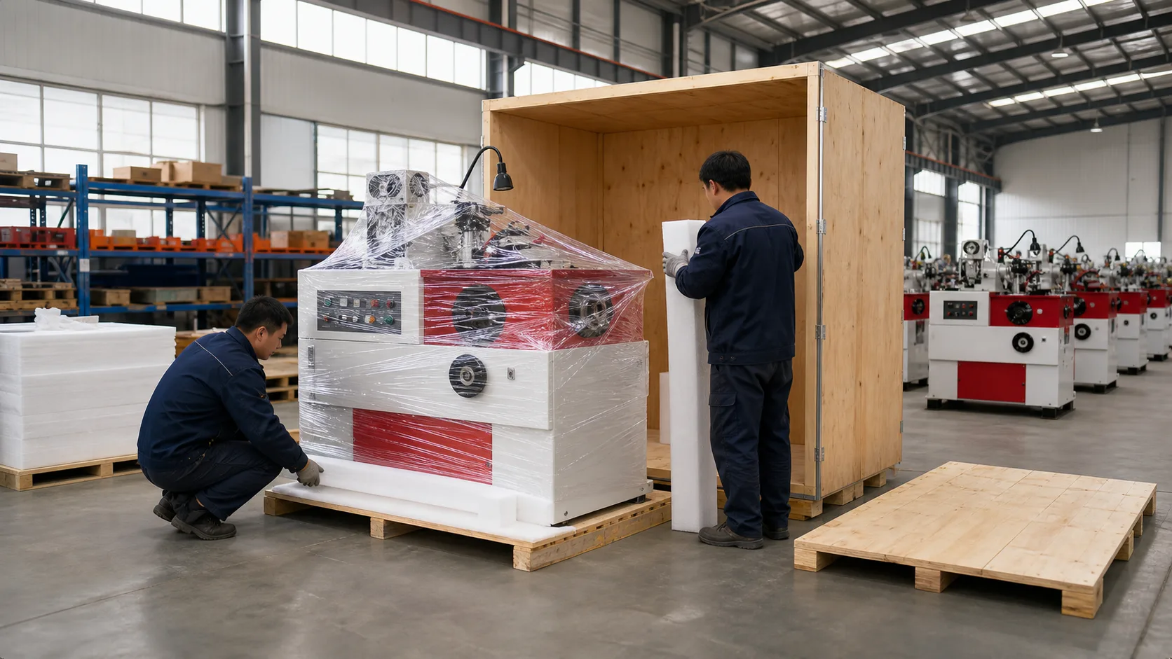 Weizhihao export packing for industrial sharpening machine shipment